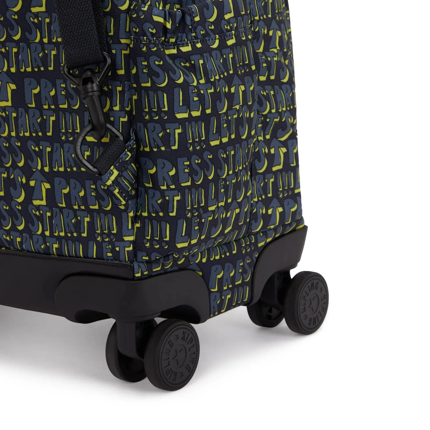 Kipling New Zea rugzak met wielen Lets Play Print Groot draagcomfort