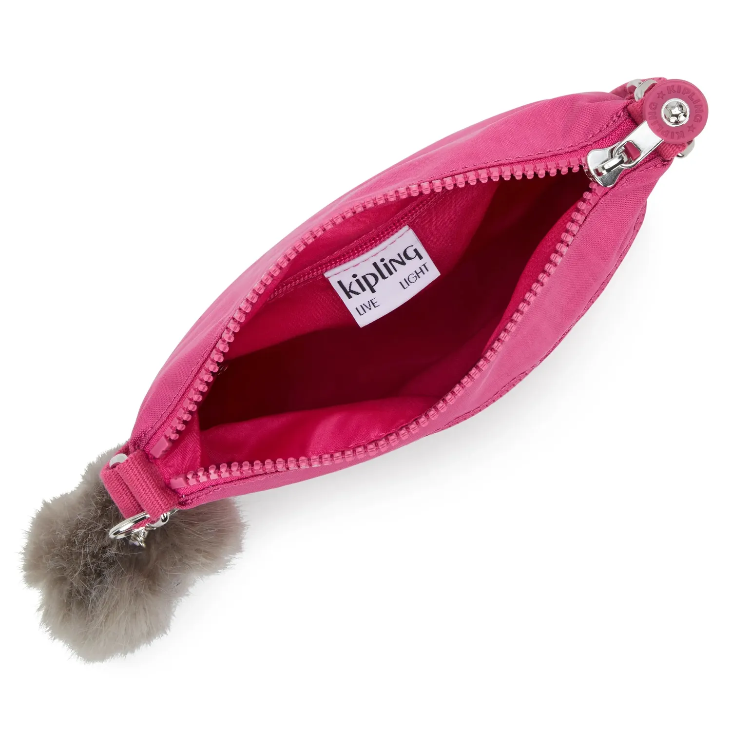 Kipling Keiko crossbody Escape Fuchsia GG klein licht