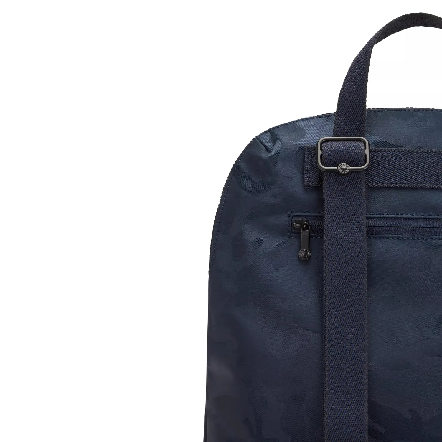Kipling Kazuki rugzak Medium Satin Camouflage Blue laptop