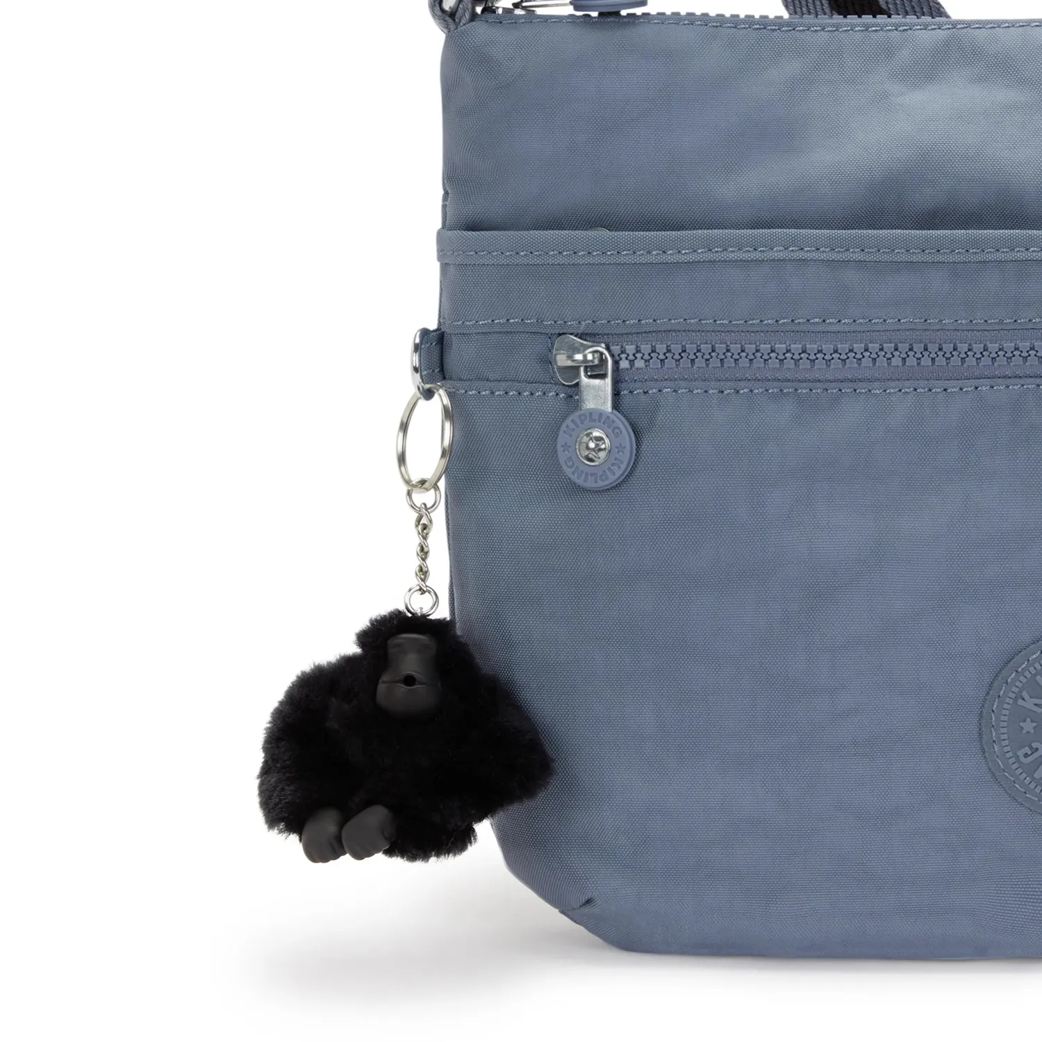 Kipling Arto schoudertas Medium Blue Stone licht