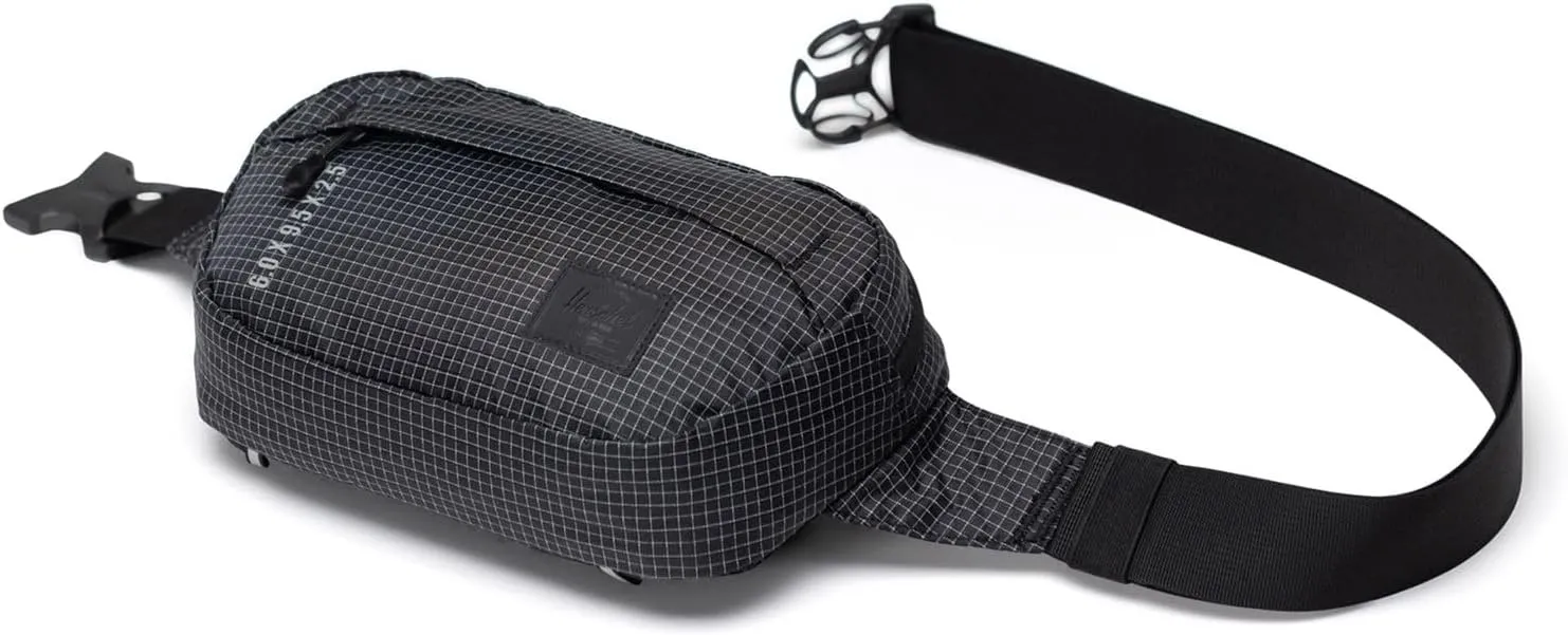 Herschel Ultralight Hip Pack heuptas 2L zwart lichtgewicht