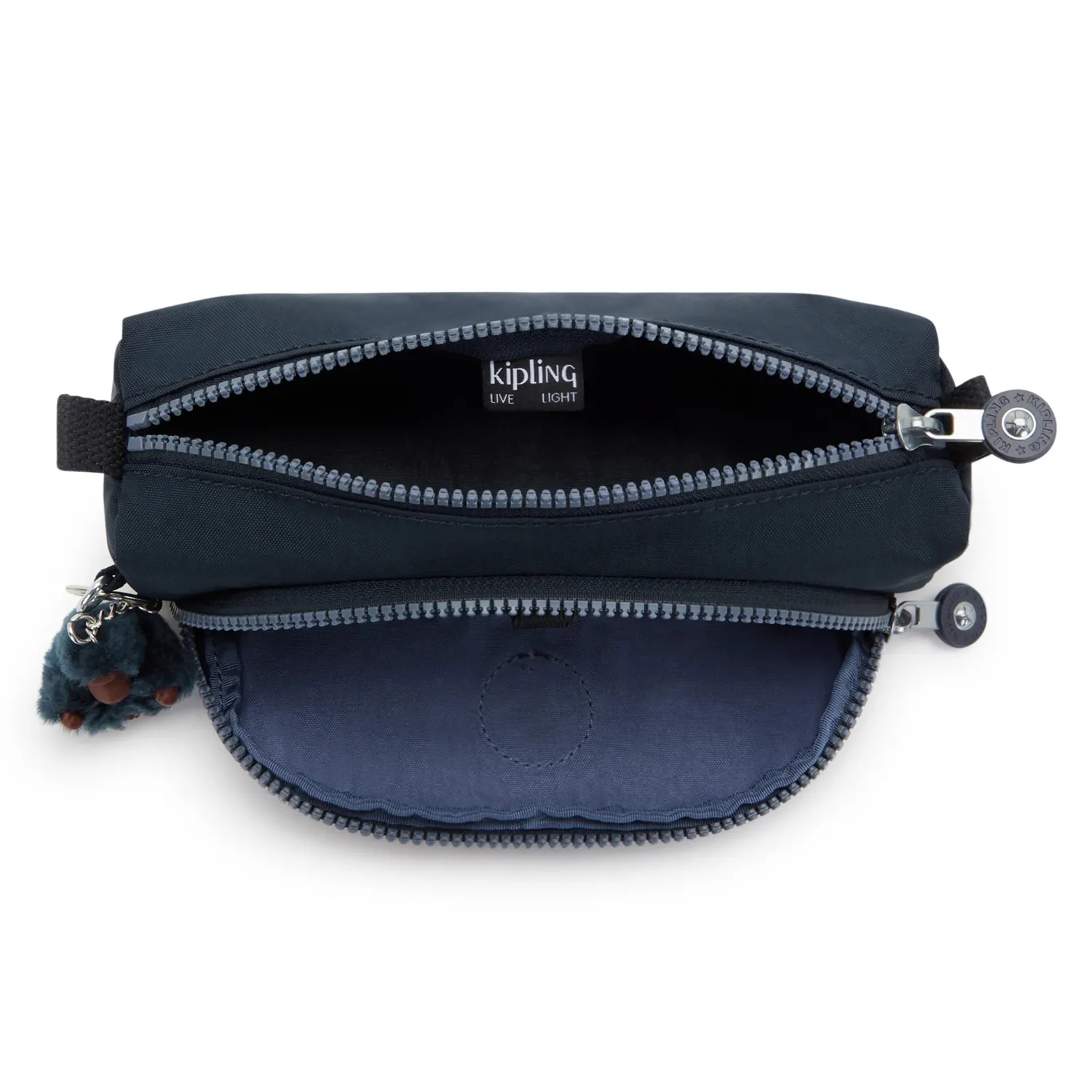 Kipling Cute pennenzak Medium Game Grey nylon