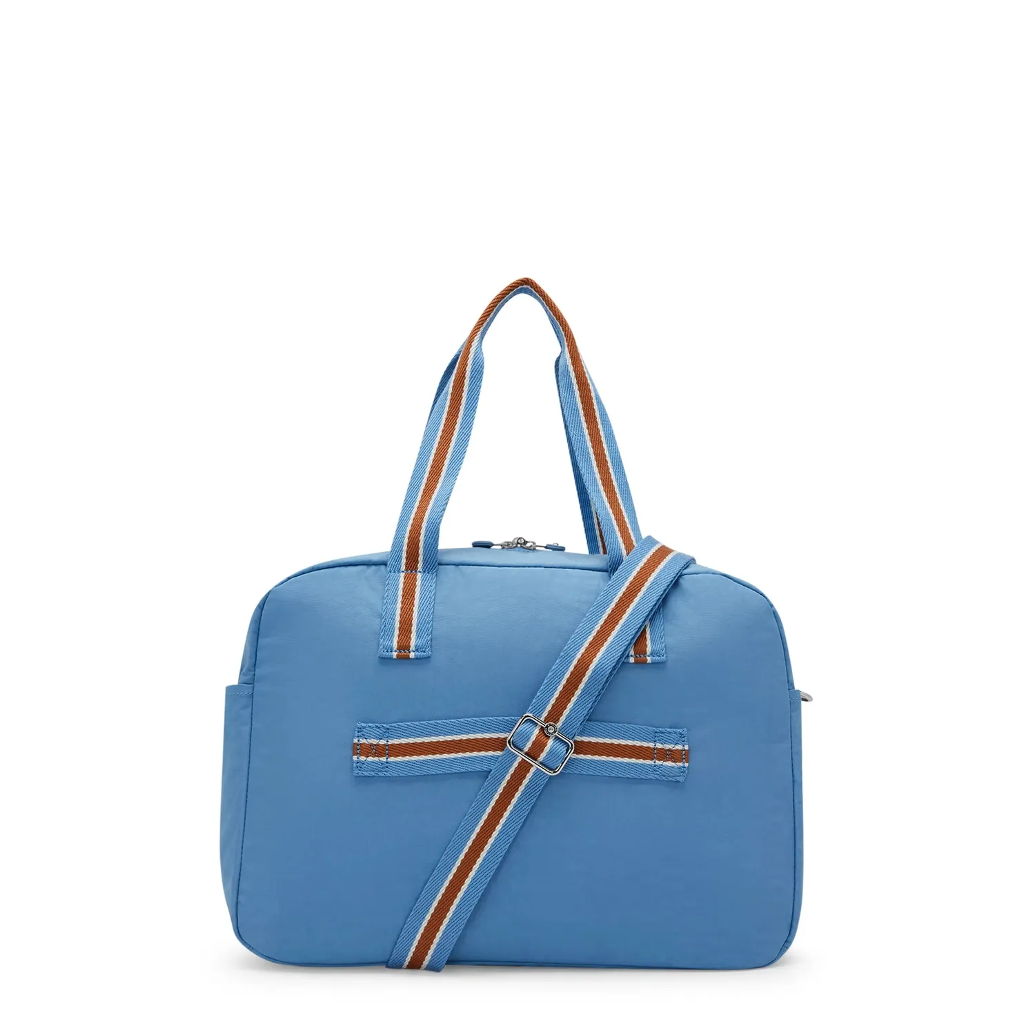 Kipling Defea XL sporttas Medium Vintage Blue voorvakken