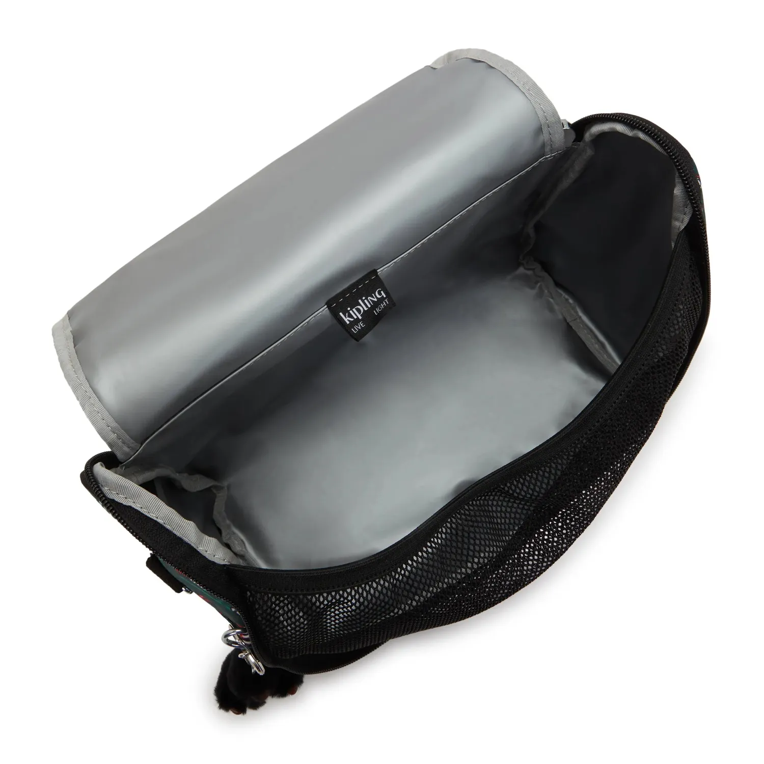 Kipling New Kichirou lunchtas Groot Soccer Print trolleybevestiging