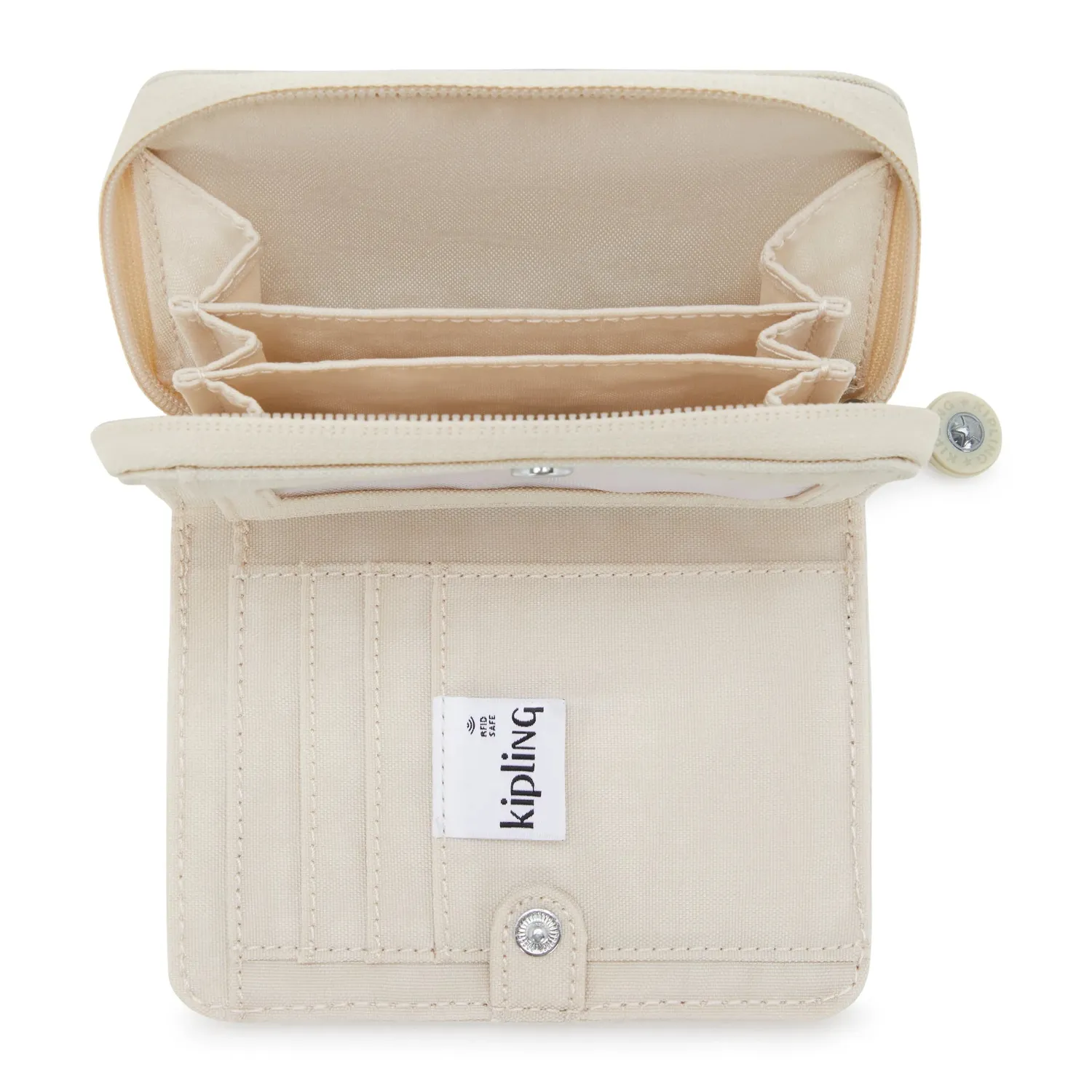 Kipling Money Love portemonnee Hideaway Beige RFID
