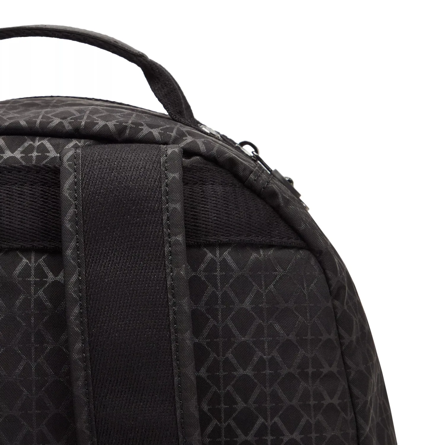 Kipling Seoul rugzak Groot Signature Emb werk