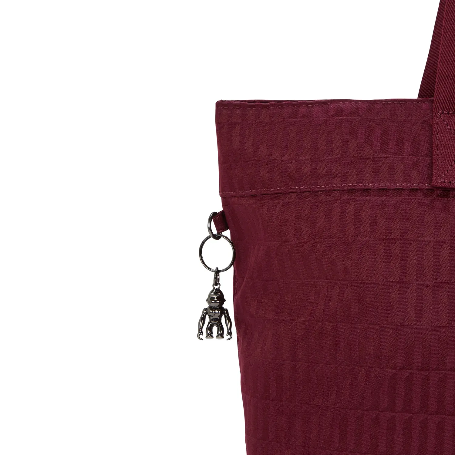 Kipling Colissa Up shopper Maroon Tile Jacquard Groot