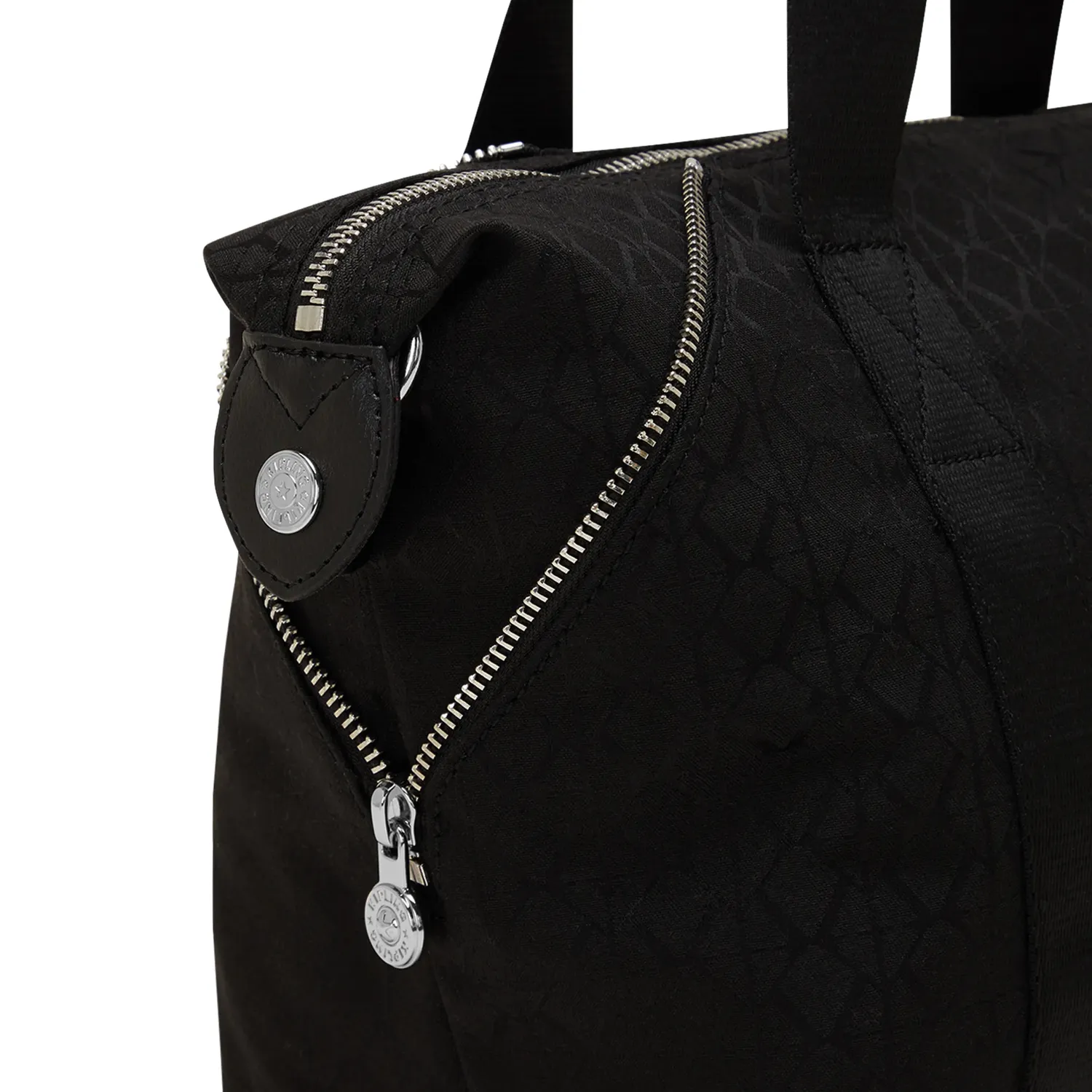 Kipling Art Mini handtas Noir Sign Jq klein jacquard