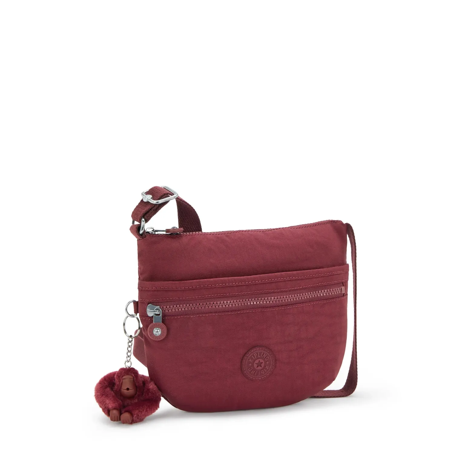 Kipling Arto S crossbody tas Lounge Wine klein waterafstotend