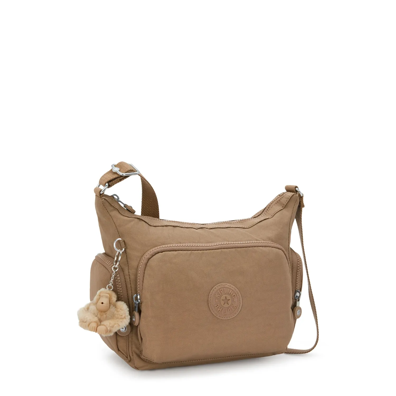 Kipling Gabb S crossbodytas Early Tan Medium verstelbaar