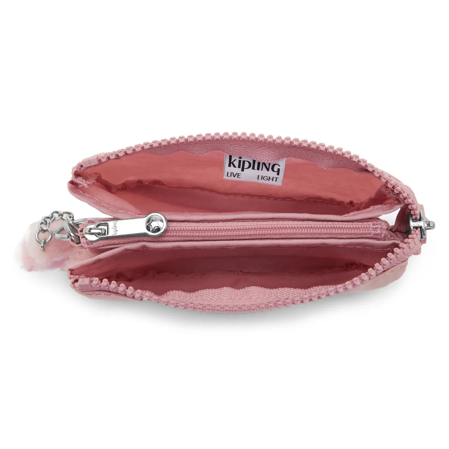 Kipling Creativity S portemonnee klein smoky blush met rits