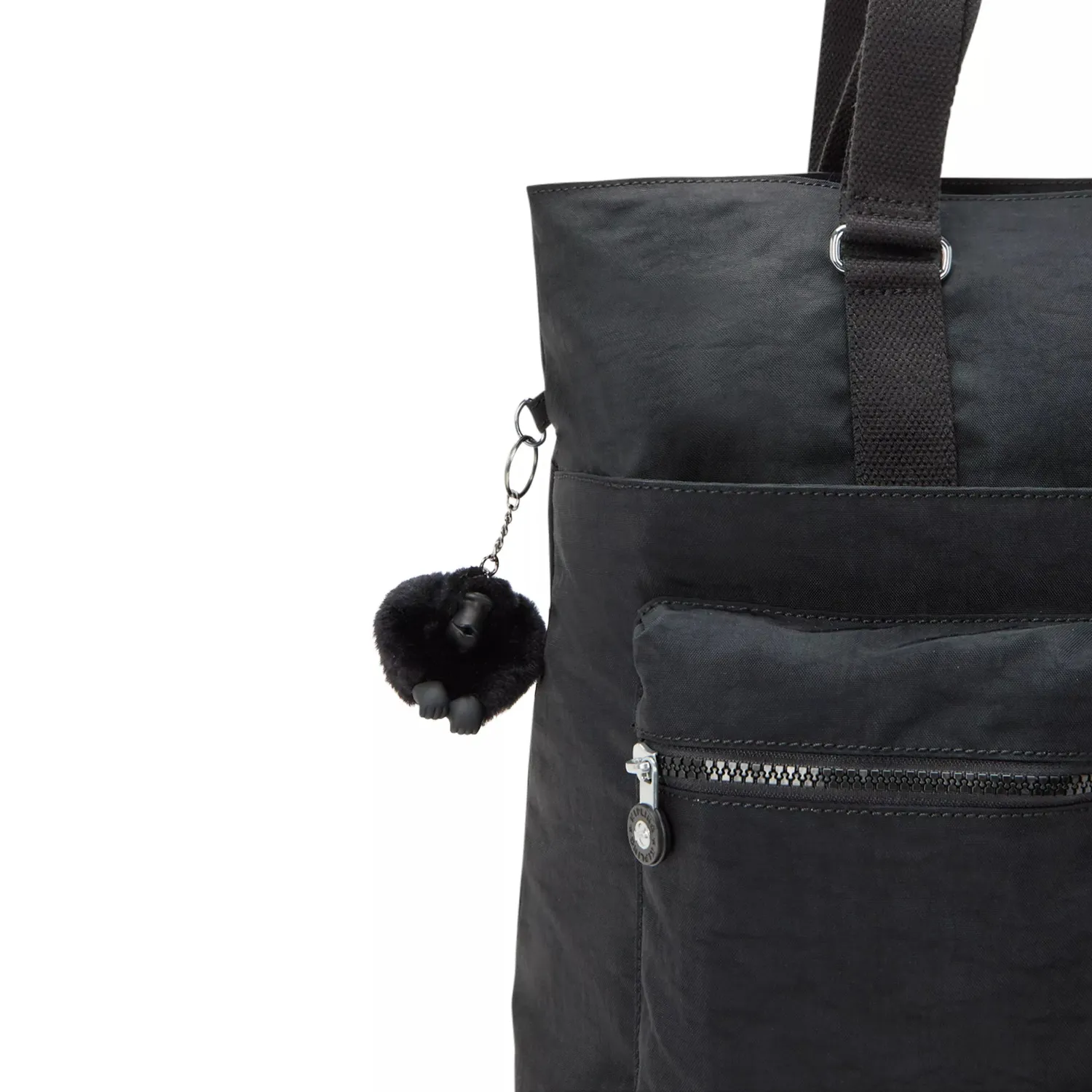 Kipling India grote shopper black noir met laptopvak