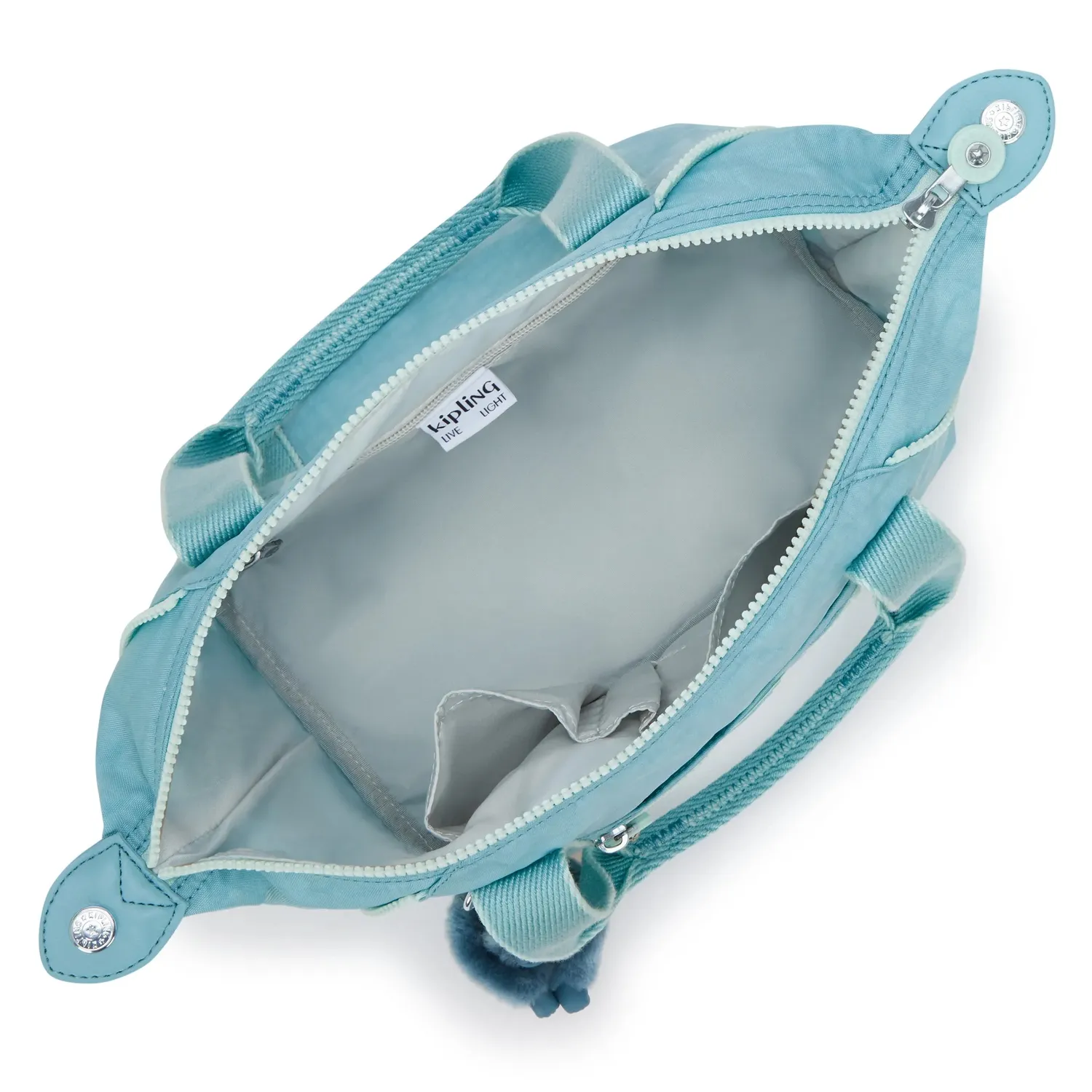 Kipling Art Mini schoudertas Blue Cool klein waterafstotend
