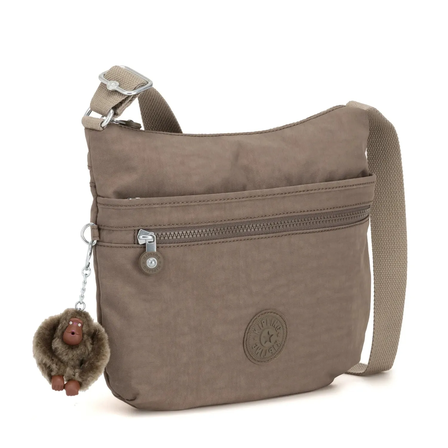 Kipling Arto schoudertas Medium True Beige beige
