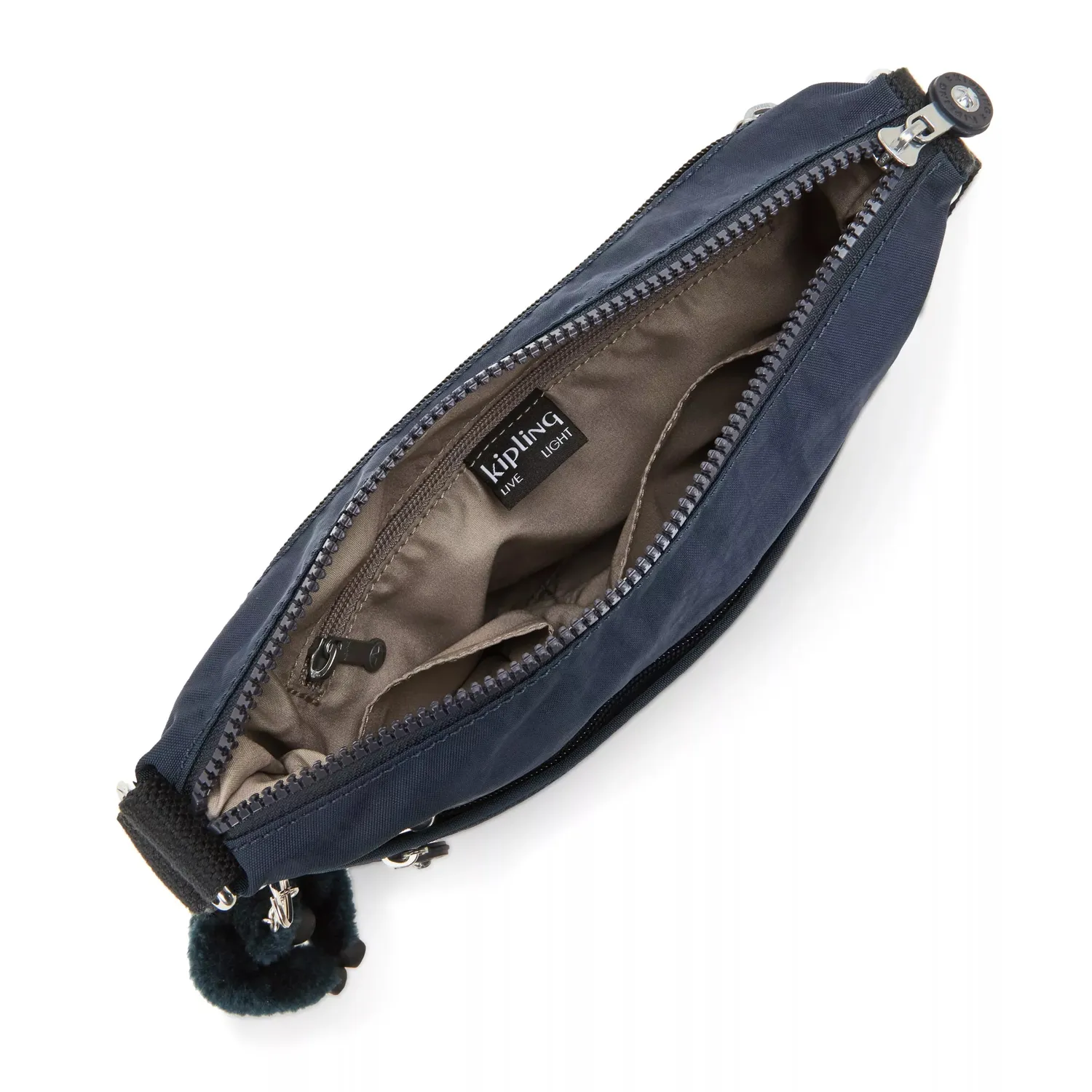 Kipling Arto schoudertas Medium Blue Bleu 2 waterafstotend