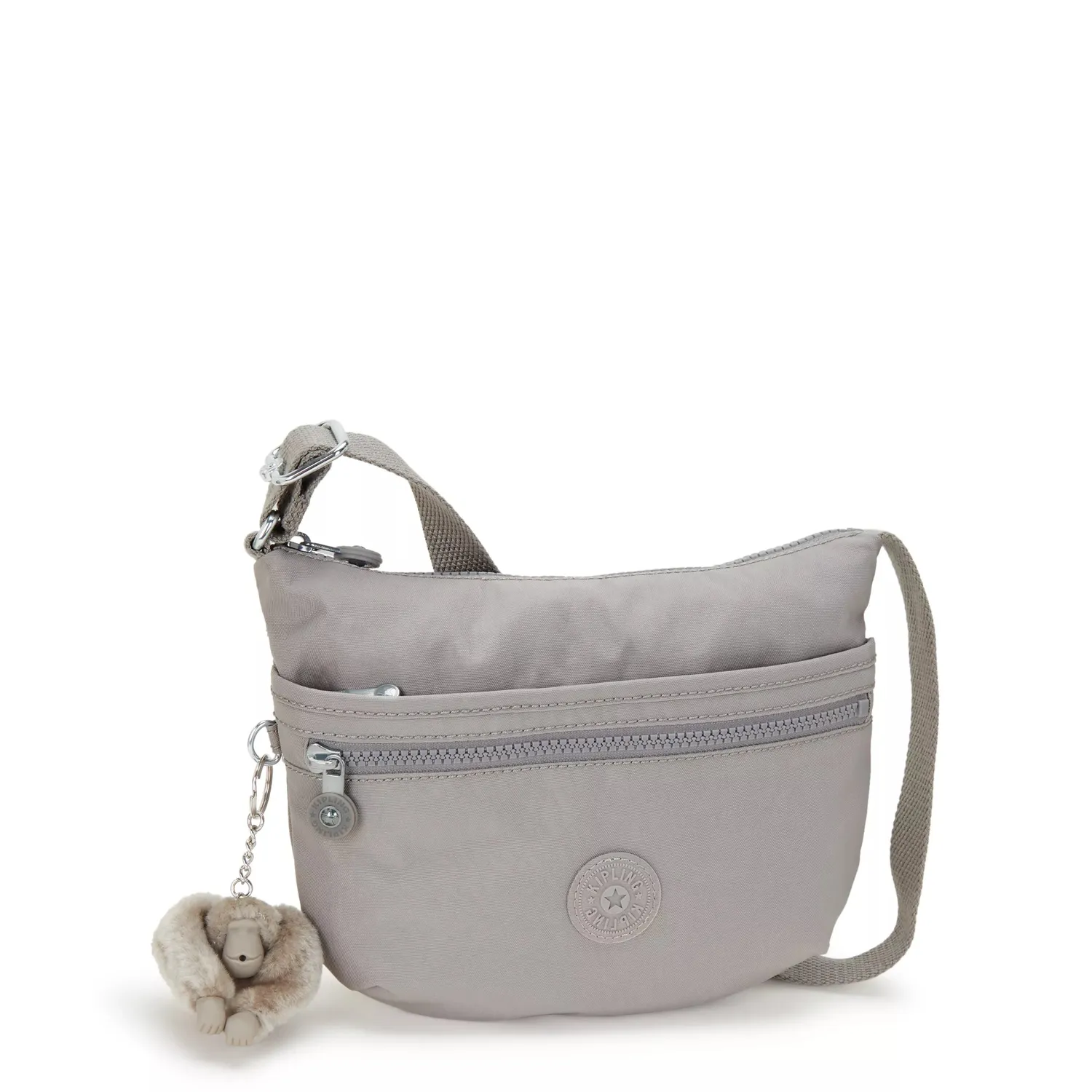Kipling Arto S schoudertas Grey Gris klein licht