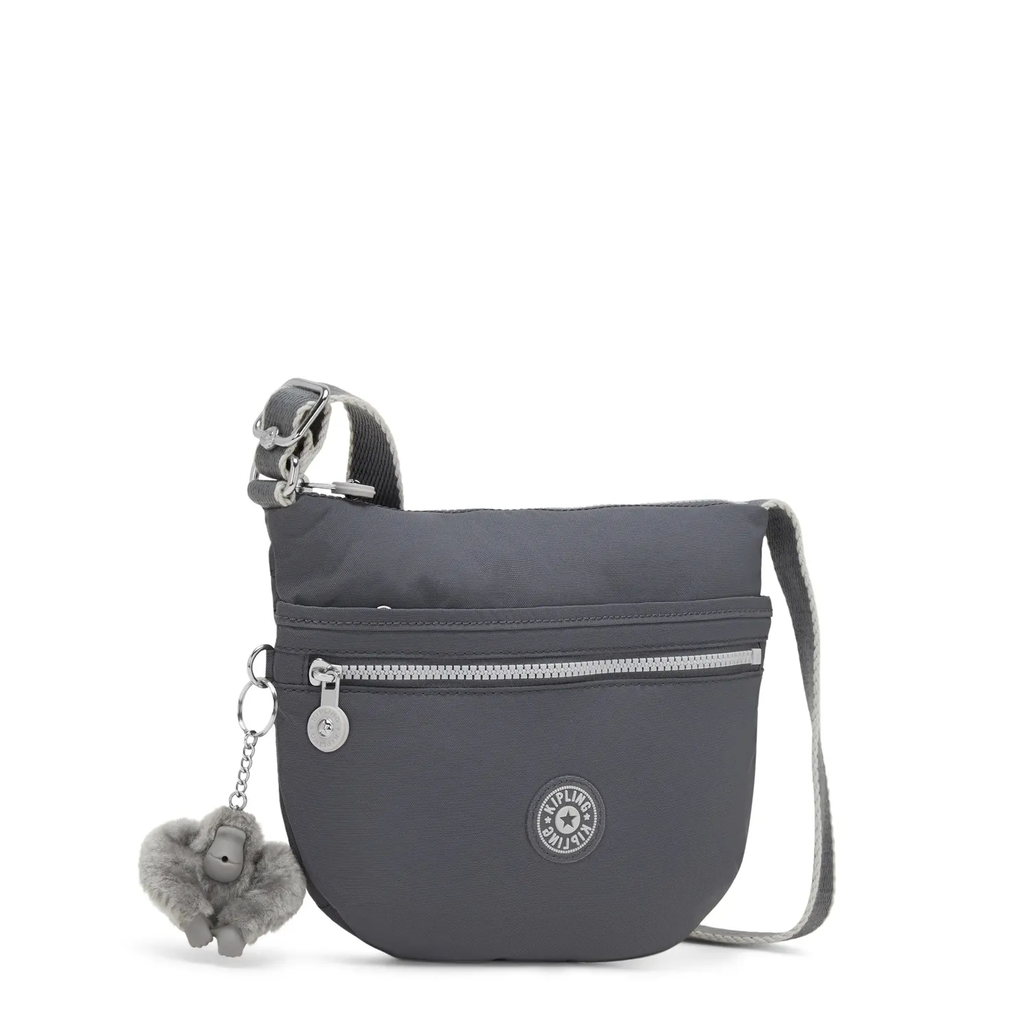 Kipling Arto S schoudertas Moonlit Grey klein waterafstotend