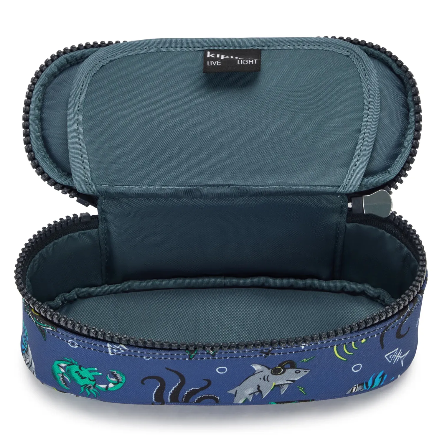Kipling Duobox pennenetui Medium Undersea Party waterafstotend