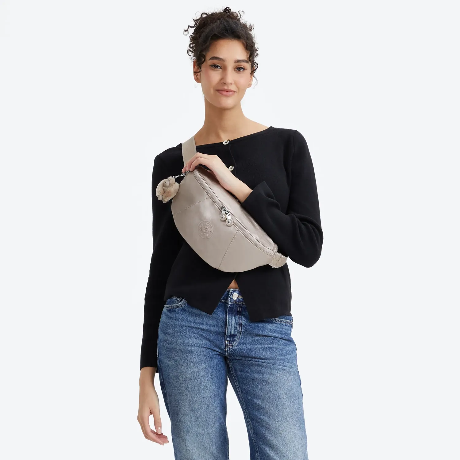 Kipling Maci heuptas Metallic Glow Medium crossbody